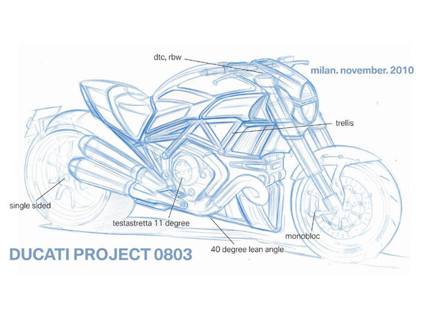 Ducati Project 0803 スケッチ